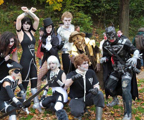 blackest night cosplayers
